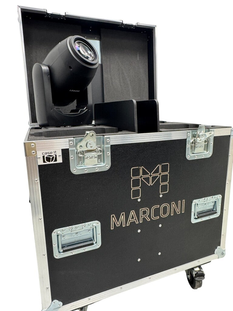Marconi Flightcase for 4 x Vega Prime 250