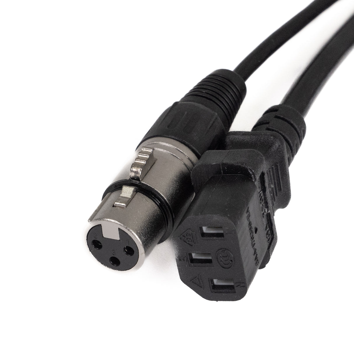 Perfex IEC & XLR multi cable (DMX, 3m)