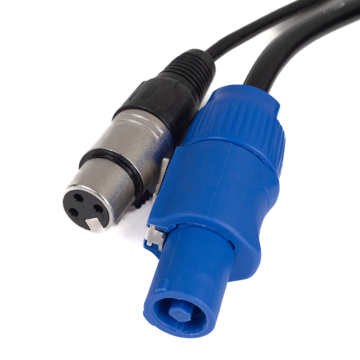 Perfex Powercon & XLR multicable (DMX, 1m)