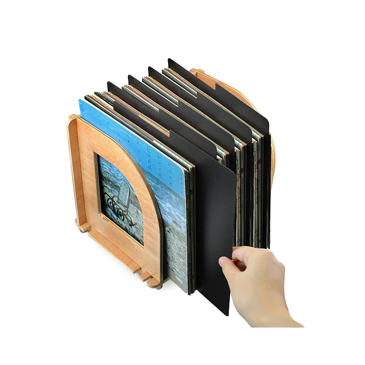 Plastic Record Dividers  5 Pieces