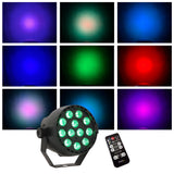 LED Spot Multicolor with remote control (12x3W)