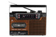 Studio 57 Cassette Player with FM & Bluetooth, Brown