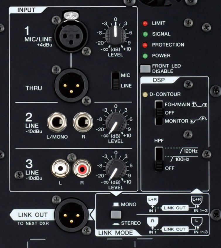 Yamaha DXR15 MKII Active PA Speaker (1100W) 