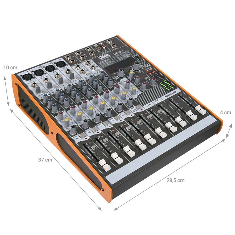 DNA ME-8FX 8-channel mixer with Bluetooth